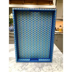 Plateau de service à café en MDF de luxe, 33 motifs, avec un savoir-faire raffiné pour le service du thé et des boissons, plateau décoratif pour la maison - Product Image 1