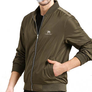 Blouson bomber pour homme léger, élégant, respirant, hiver, service OEM, qualité supérieure, 100% polyester - Product Image 1