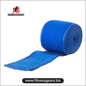 สายรัดข้อมือ JUST FITNESS GEARS ผลิตจากโพลีเอสเตอร์และผ้าฝ้าย ปิดด้วยแถบตีนตุ๊กแก สำหรับการฝึกคิกบ็อกซิ่ง  รับสกรีนโลโก้ตามสั่ง รุ่น JFG-HW--2158 - Product Image 5