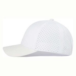 Gorra de Béisbol Blanca Personalizada de 6 Paneles, Ajustable, Unisex, Casual, para Adultos, de Color Sólido, para las Cuatro Estaciones - Product Image 2