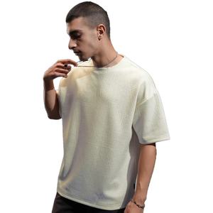 Vente en gros 2025 T-Shirt en coton biologique de haute qualité 100% à épaules tombantes surdimensionné 300 Gsm Style Hip Hop grande taille - Product Image 2