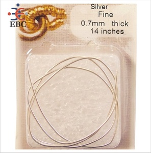 Matériel de broderie 1.1MM Jaune de Fil De Lingot D'or lisse dabka Zardozi Printemps pour broderie & Confection De Bijoux - Product Image 3