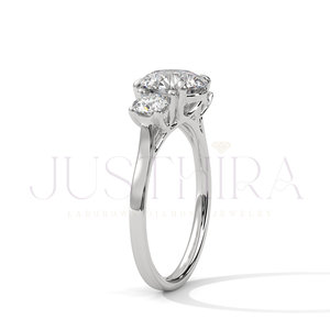 High Demand Affordable Cushion Diamond <b>Ring</b> Women Ideal for Daily Wear Gifts and Fashion Accessories Available for Best Price - Product Image 5