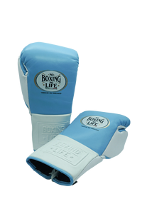 No Boxing No Life Guantes de Boxeo Profesionales de Cuero Genuino, Ligeros, de Dedo Completo, con Cordones y Muñequera Ajustable - Product Image 3