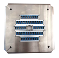 Machine de polissage de fibres optiques LC à 50 ports PC-50 avec fixation pour connecteur LC, assemblage de câbles à fibres optiques FTTH FTTB FTTC