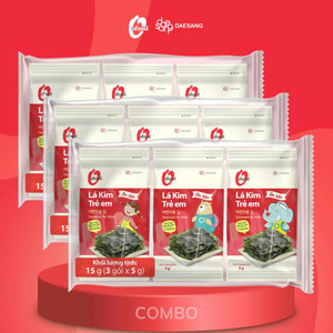 Korean Roasted <b>Seaweed</b> <b>Snack</b> for Kids 5g × 3 Bundles Wholesale O'food | Low Sodium | Seasoned Laver | Ready To Eat Food - Product Image 5