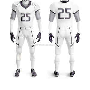 Newest Style With Embroidery 100% Polyester American Football Jersey and Shorts American Football Uniform Set - Product Image 2