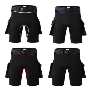 Customized <b>Men's</b> Neoprene <b>Wetsuit</b> Tech Diving Shorts with Tool Pocket <b>for</b> Surfing Professionally tailored from heavy-duty 3.0mm - Product Image 5