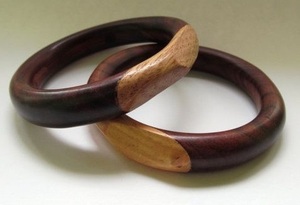 Pulseras de Madera Impermeables con Acabado Liso Estilo Diseñador para Mujer, Ligeras, Cómodas, Colores Personalizables, Regalo Empresarial, Étnicas - Product Image 2