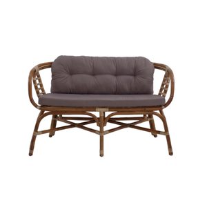 New Modern Minimalist Nemmy Living Set Artisanal Rattan Chair And <b>Sofa</b> Frame Premium Luxury Indoor Outdoor Home Patio Decor Sets - Product Image 3