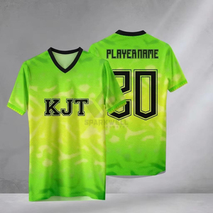 Camiseta de Fútbol Americano Personalizada para Hombre, Cuello en V, Manga Corta, Blanca y Negra, Sublimada, Transpirable, de Poliéster que Absorbe la Humedad - Product Image 4