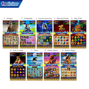 CRAZY WILD VERTICAL V11 FRO แบรนด์ แผงวงจรเกมอาร์เคดจอเดี่ยว รุ่นภาษาอังกฤษ สำหรับเครื่องเล่นเกมหยอดเหรียญ ไต้หวัน - Product Image 2
