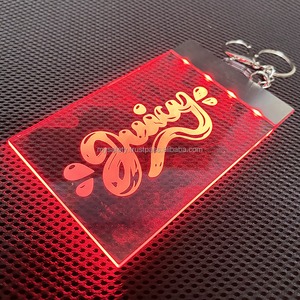 Llavero LED de Plástico Personalizable con Impresión Digital, Interruptor Táctil y Alimentación por Batería para Eventos Nocturnos Promocionales - Product Image 6