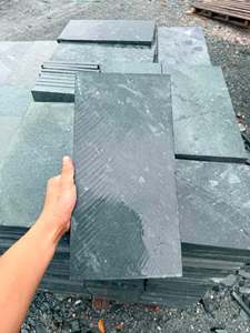 Pavés en pierre de haute qualité, écologiques, couleur vert mousse, durables, pour cour, piscine, aménagement paysager, Vietnam - Product Image 5