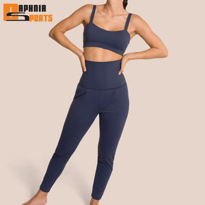 Conjunto de Yoga de Secado Rápido Personalizado para Mujer, Dos Piezas, Leggings y Sujetador Deportivo, Ropa Deportiva al por Mayor, Traje de Yoga, Ropa de Fitness - Product Image 2