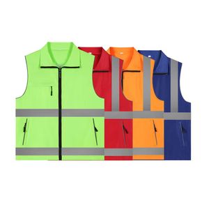 Chaleco de Seguridad Reflectante de Alta Visibilidad para Invierno, Ropa para Voluntarios, Uniforme de Supermercado, Logotipo Personalizado - Product Image 1