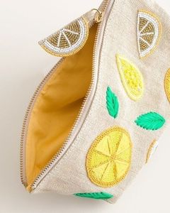 Porte-monnaie brodé perlé à bas prix, pochette florale noire, portefeuille en perles de verre, sacs à fermeture éclair motif fleur de lotus, porte-monnaie pour femmes - Product Image 6