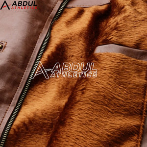 เสื้อแจ็คเก็ตหนังผู้ชายสำหรับฤดูหนาว ดีไซน์เนอร์คุณภาพสูง หนังแท้ สไตล์ไบค์เกอร์ เหมาะสำหรับคนรักแฟชั่นและการสวมใส่กลางแจ้ง - Product Image 6