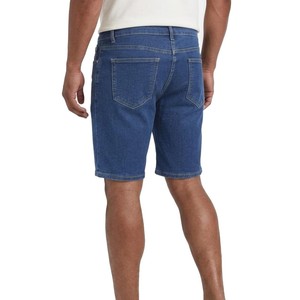 Pantalones Cortos de Mezclilla para Hombre, Estilo Casual, Corte Recto, Cintura Media, Tejido de Algodón Transpirable, Lavado Oscuro, Verano, OEM - Product Image 2
