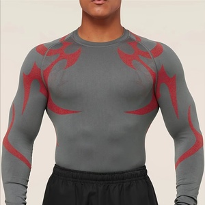 Camiseta de Compresión Rash Guard para Hombre, Sublimada Personalizada, Transpirable, de Spandex/Poliéster, para MMA BJJ, Manga Larga, Anti-UV - Product Image 4