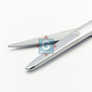 Tijeras Quirúrgicas de 5.5 Pulgadas, Rectas, con Punta Afilada y Cega, de Acero Inoxidable, Instrumento Manual para Cirugía General, Certificación CE Clase I - Product Image 4