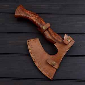 Hacha Vikinga Premium de Grado Industrial Forjada a Mano con Mango de Madera OEM, Hecha a Mano con Garantía de 3 Años para Bricolaje al Aire Libre - Product Image 6