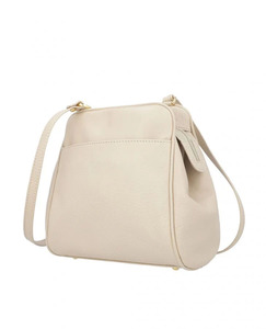 Bolso Cruzado de Cuero Genuino Beige para Mujer, al por Mayor OEM, Elegante, con Cremallera, Correas Fijas, Gran Capacidad, Colores Personalizables, Suave - Product Image 2
