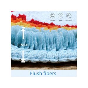 Set di 2 Tappeti Morbidi e Spessi in Microfibra 2X3, Antiscivolo e Assorbenti, Lavabili, per Camera da Letto e Soggiorno - Product Image 4