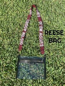 Correa para bolso Aggies Texas A&M, Diadema Aggies, Accesorios Aggies, Correa para cartera, Correa cruzada con cuentas Aggies, Gig' Em, Game Day C - Product Image 2