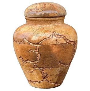 Urna Funeraria Moderna de Madera para Cremación, Recipiente para Cenizas Conmemorativas con Exterior Decorativo y Tapa de Cierre Seguro - Product Image 5