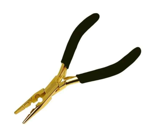 Pinzas Profesionales para Extensiones de Cabello de Acero Inoxidable de Grado Quirúrgico Color Plateado con Dientes para Uso Comercial - Ariston International - Product Image 2