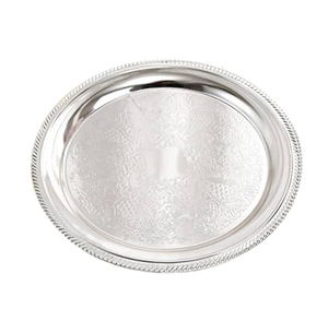 Assiettes en aluminium polies réutilisables pour la restauration, les hôtels et les mariages – Vente en gros - Product Image 6