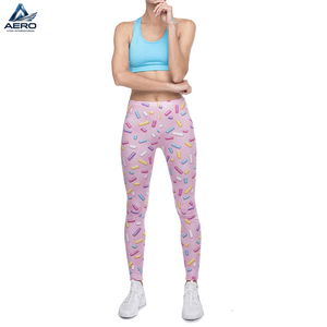 Leggings Deportivos para Mujer, Diseño Único, Estampado Ombre Forestal, Precio al por Mayor, Nueva Llegada - Product Image 4