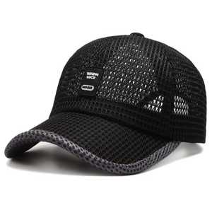 Unisex Breathable Mesh <b>Baseball</b> <b>Cap</b> Adjustable Summer Outdoor Sporty Style Adult Hat - Product Image 1