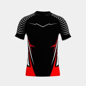 Breathable Short Sleeve <b>Rash</b> <b>Guard</b> | MMA <b>BJJ</b> Jiu Jitsu Training Compression Top - Product Image 1