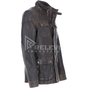 Chaqueta Acolchada de Invierno para Hombre 2026, Abrigo de Poliéster Sostenible con Cierre, Ropa Exterior Cálida Lista para Enviar - Product Image 5