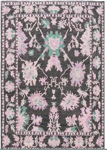 Tapis d'intérieur en laine tufté à la main, 10x14, couleur unie beige mat, style Oushak classique, à poils ras, antidérapant, lavable, très résistant - Product Image 3