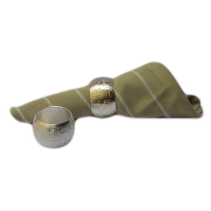 Aluminium Pineapple Shaped Napkin Holder With Brass Antique Finishing Design Quality Solid Metal Design Napkin Ring - Product Image 3