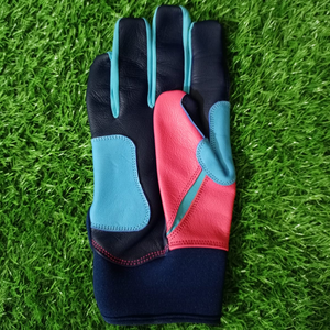 Tombola Sports Leather Batting Gloves Hook Loop Closure for <b>Baseball</b> Training Unisex Adult Ambidextrous Durable Wrist XXL - Product Image 3