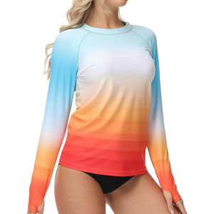 Rashguard MMA à manches longues pour femme, design personnalisé, compression respirante, séchage rapide, haute qualité, service OEM - Product Image 2
