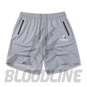 Pantalones Cortos Deportivos Negros para Hombre Bloodline, Cintura Media, Cordón Ajustable, Secado Rápido, Logotipo Frontal, Estilo Casual - Product Image 4