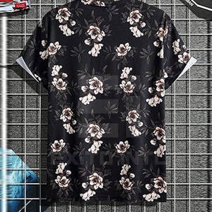 Camiseta de Verano para Hombre, Holgada, Estampada, Moderna, Talla Grande, Informal, para Adultos - Product Image 2