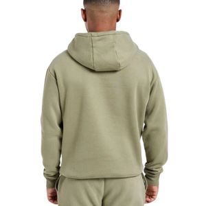 Conjunto Deportivo de Dos Piezas para Hombre, Sudadera con Capucha Extra Grande Color Verde Oliva y Pantalones Deportivos a Juego, Ropa Deportiva Informal para Calle - Product Image 5