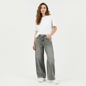 Jeans Rectos de Mezclilla Personalizados para Mujer, Transpirables, Estilo Y2K, Hip Hop, Streetwear, Corte Holgado, para Hombre 2026 - Product Image 5