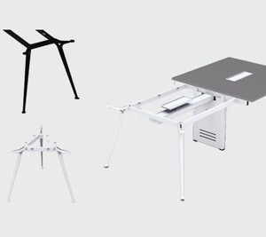 Estación de Trabajo Vichakshan con Marco de Aluminio, Superficie Laminada, Divisor Ergonómico, Muebles de Oficina Modulares Duraderos y Personalizables - Product Image 6