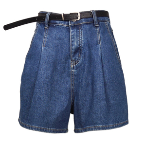 Shorts Vaqueros Vintage para Mujer al por Mayor, Corte Regular, Secado Rápido, Cintura Media, Invierno, Mezcla de Nailon/Algodón - Product Image 3