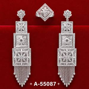 MOLL JEWELLERS Women's <b>Gold</b> Plated Zinc Alloy Luxury Stud <b>Earrings</b> with Heart Shape Coral Bead <b>Dangles</b> 55076 for Party - Product Image 4