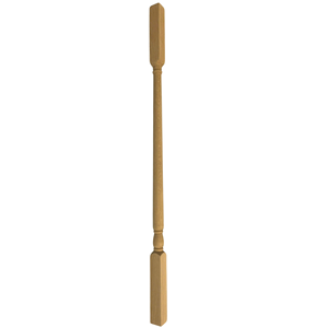 Barandilla de madera tradicional para escaleras, tipo de montaje en el suelo, para pasamanos de escalera - Product Image 1