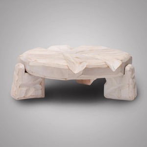 Plateau décoratif en bois fait main, design le plus récent, motif végétal, style rustique, forme irrégulière, emballage individuel - Product Image 3