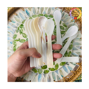 Natural Shell Caviar <b>Spoon</b> | Mother of Pearl | Smooth Polish | Restaurant Use | Wholesale - Product Image 3